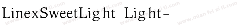 LinexSweetLight Light字体转换